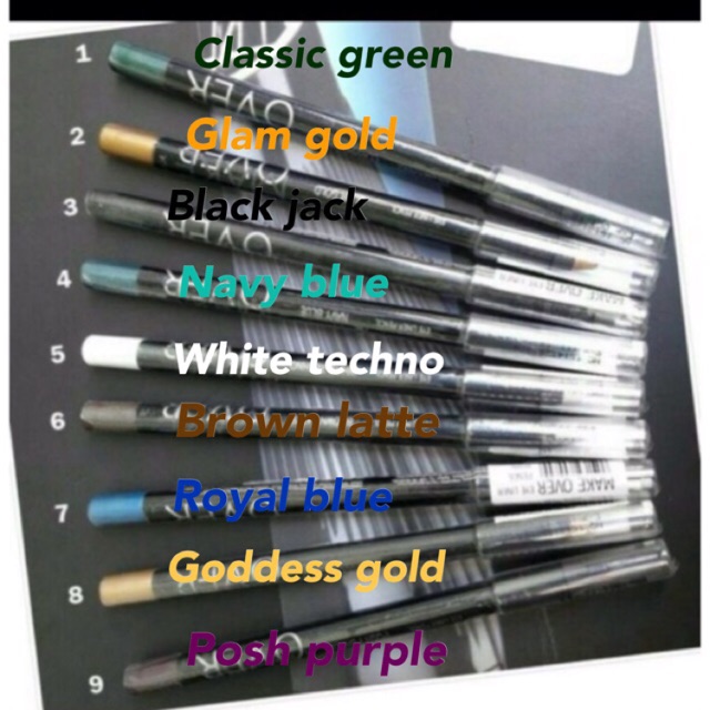 MAKE OVER EYE LINER PENCIL 8 Gr @MJ