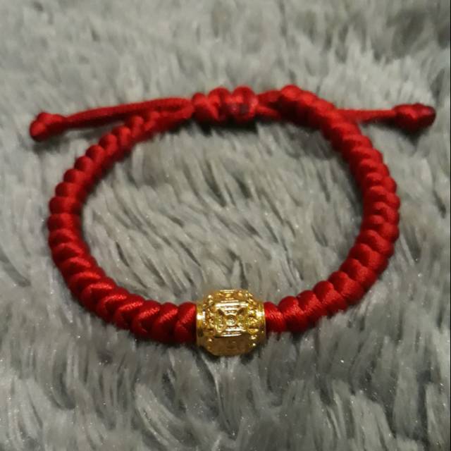 gelang tali cina IMPORT 99% mirip banget sama emas asli nya