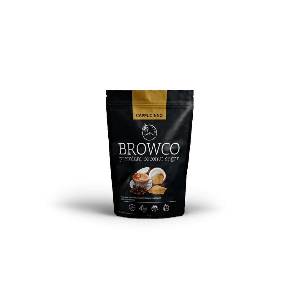 

Browco Minuman Cappuccino Instan Dengan Brown Sugar Organik