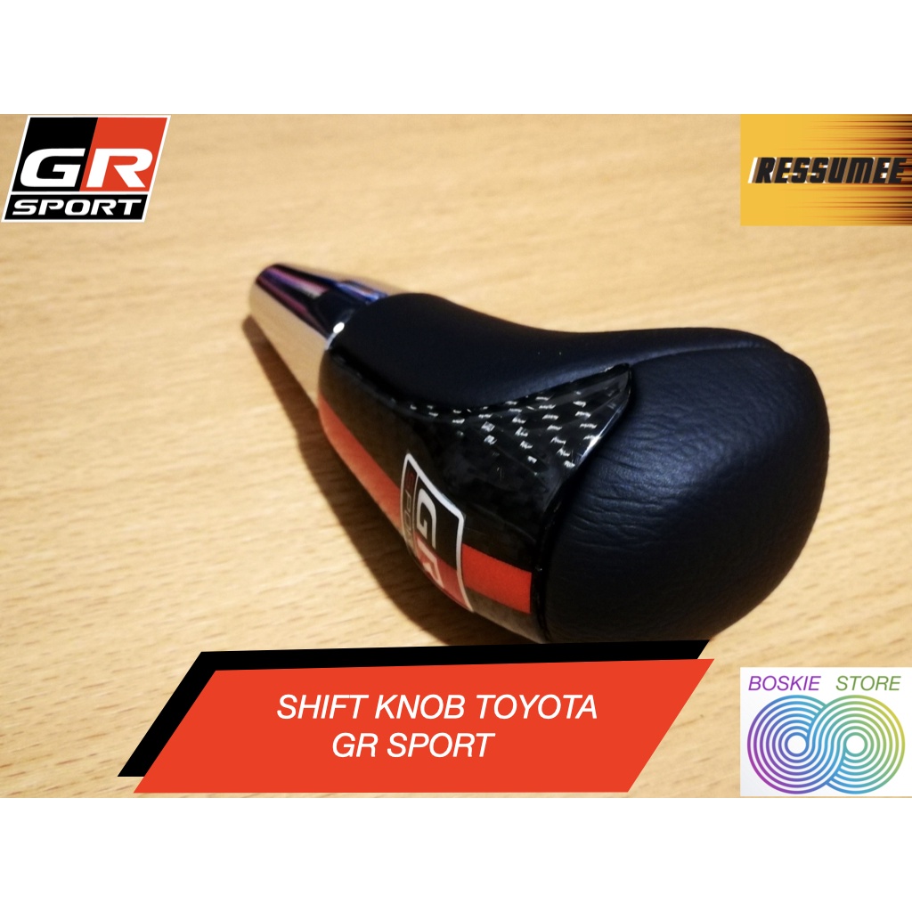 Shift Knob Toyota GR Sport PNP Kendaraan Toyota Model Drat Putar