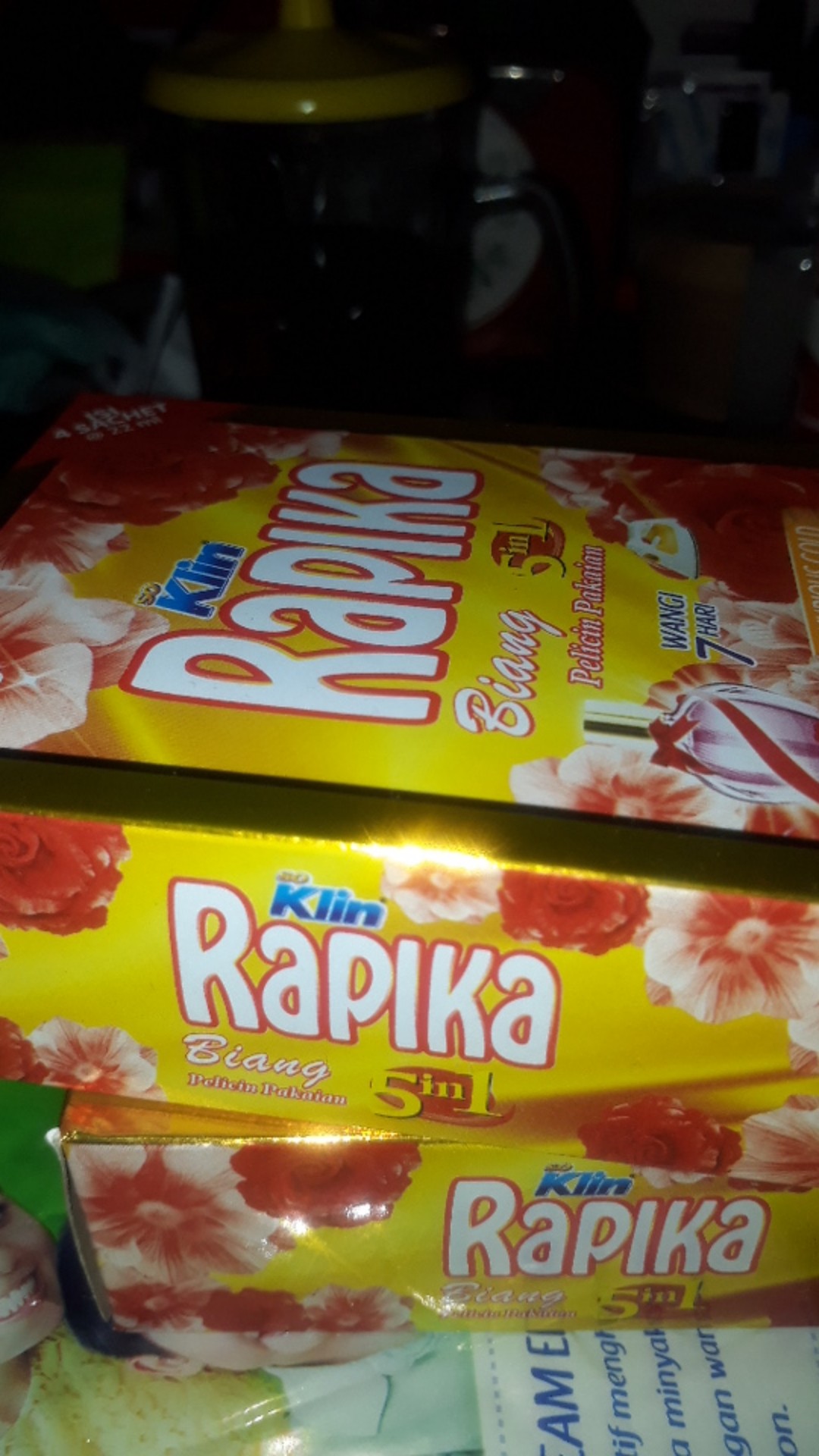 So Klin Rapika Biang Kotak 22ml Isi 4