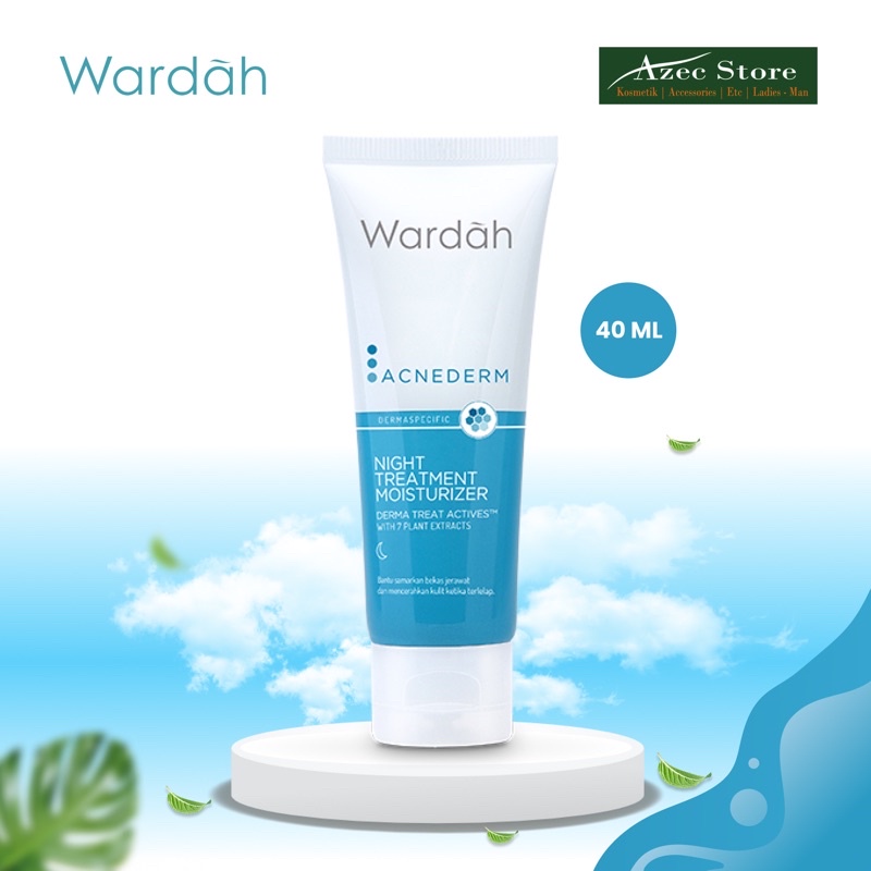 Wardah Acnederm Night Treatment Moisturizer 40ml