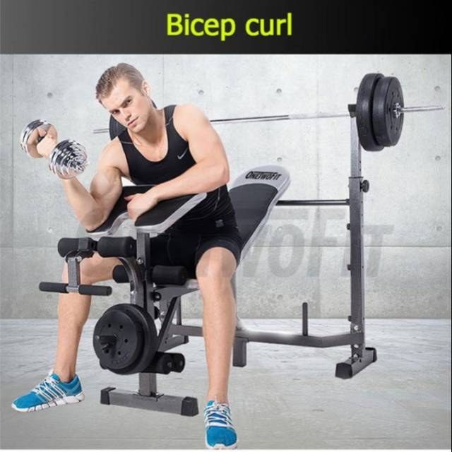 Benchpress Komplit Beban Plate 40 kg