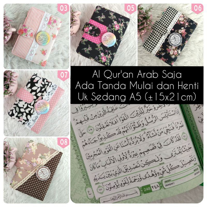 Quran Sampul Mushaf Lanjutan Iqro 6 Waqfu Ibtida ALQ11 A5 Sedang