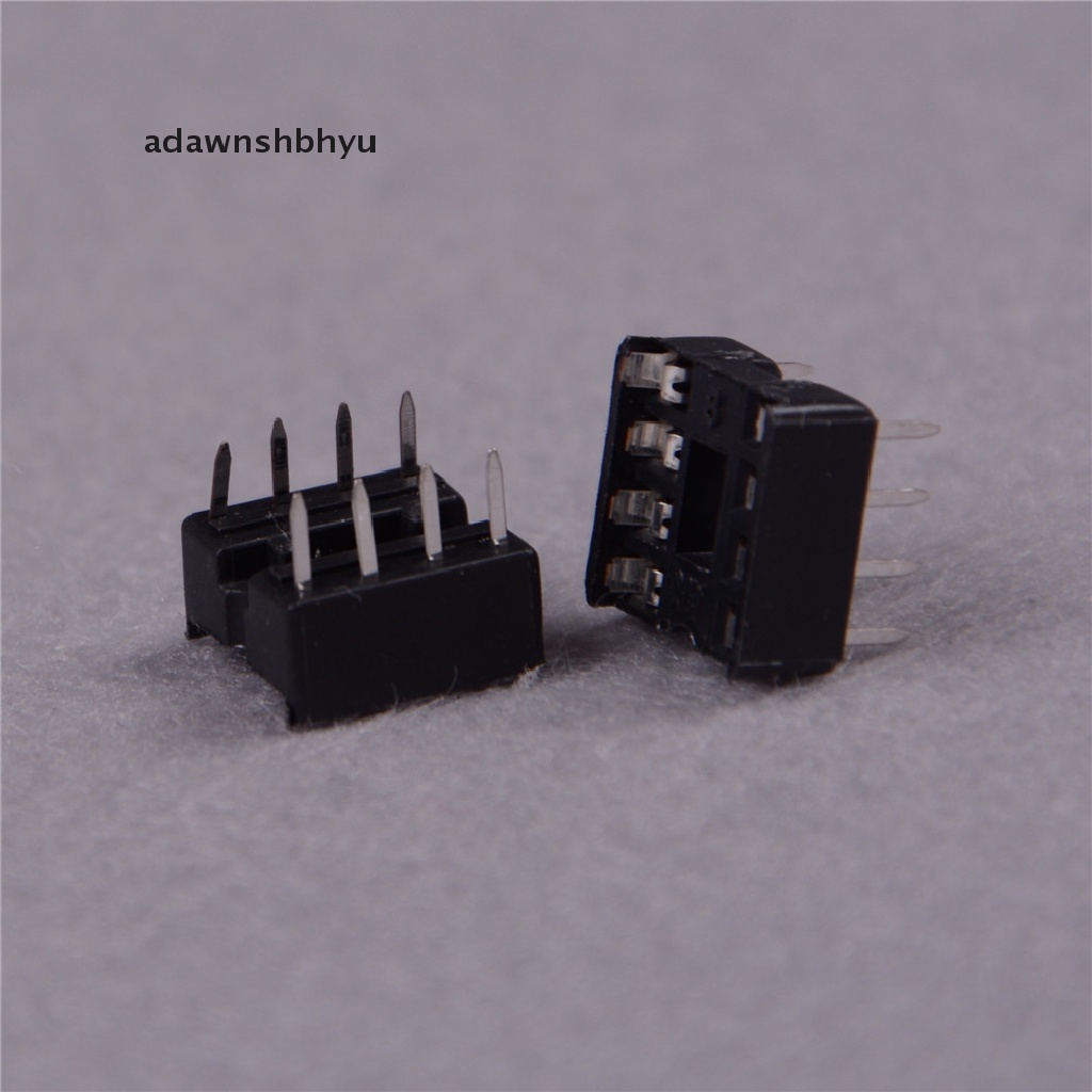 Adawnshbhyu 100PCS Soket Adapter IC DIP Pitch 8 Pin Tipe Solder