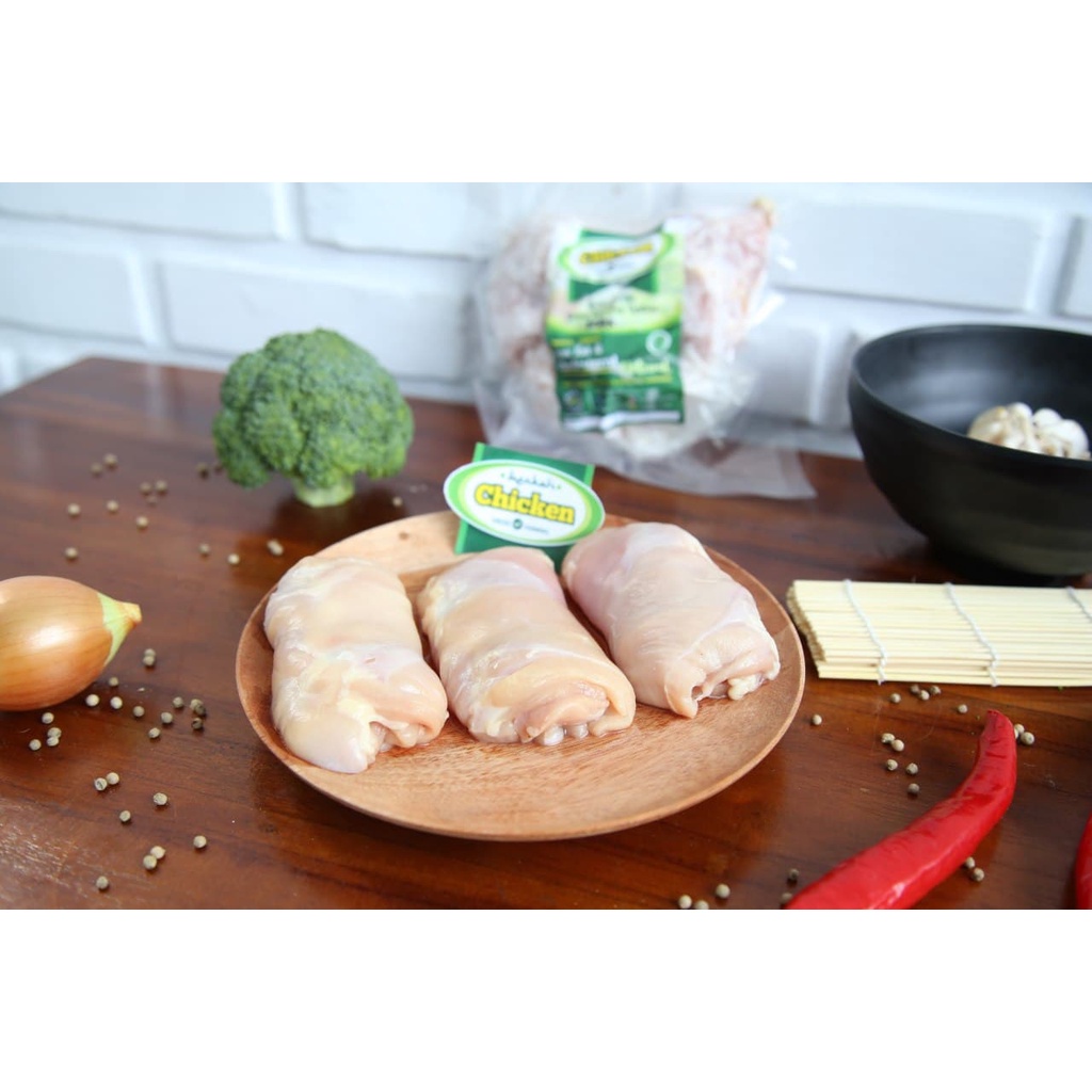 

Fillet Paha Ayam Organik Rendah Kolesterol Frozen Food. Berkah Chicken