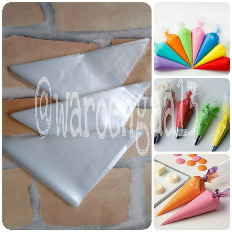 

10 lembar plastik segitiga