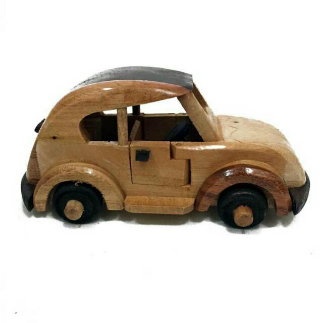 Miniatur kayu mobil vw