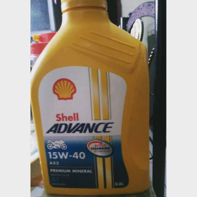 Shell Advance Ax5 SAE 15-40W 800ml universal for bebek/matic/sport