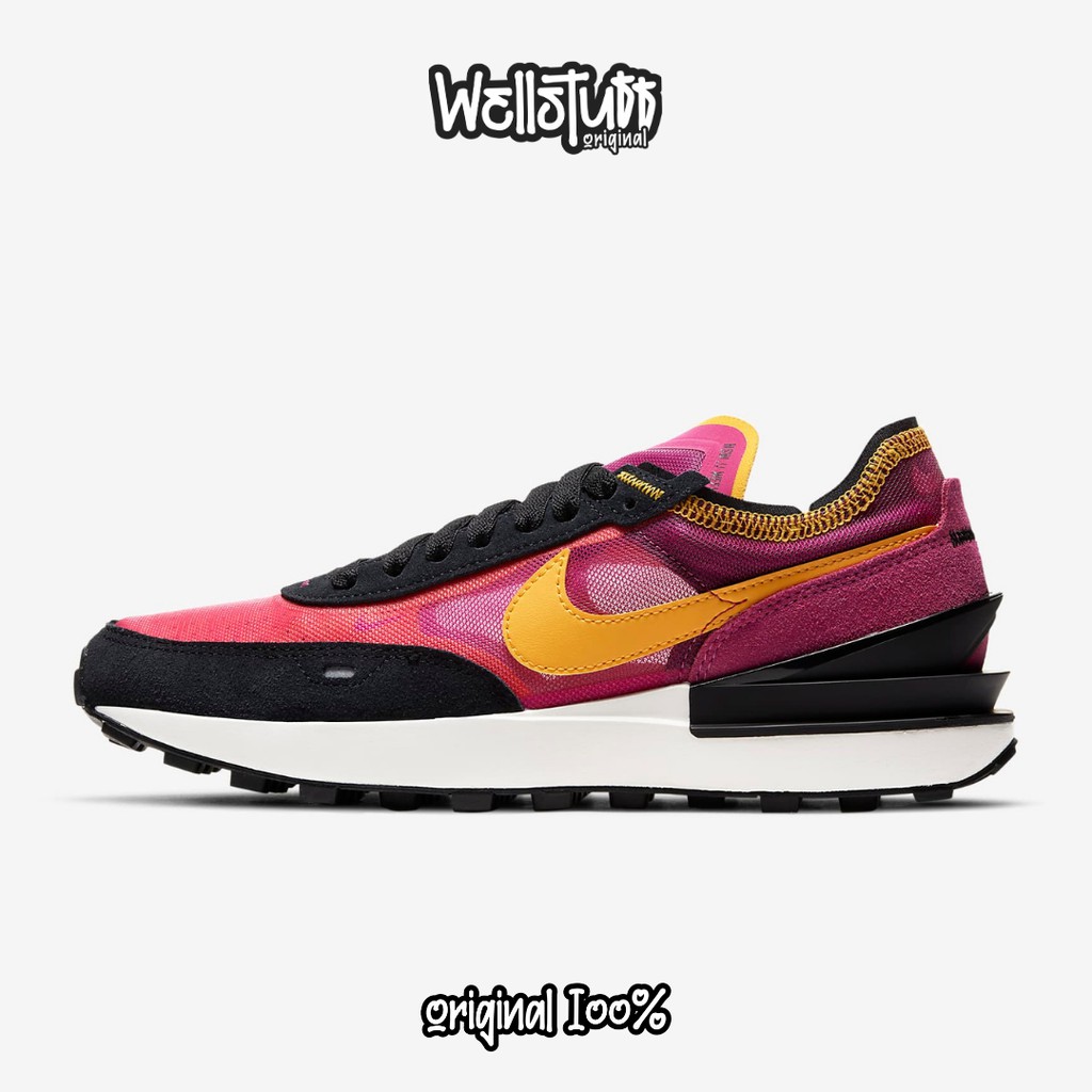 Nike Waffle One Original Sepatu Sneaker Nike Original Active Fuchsia