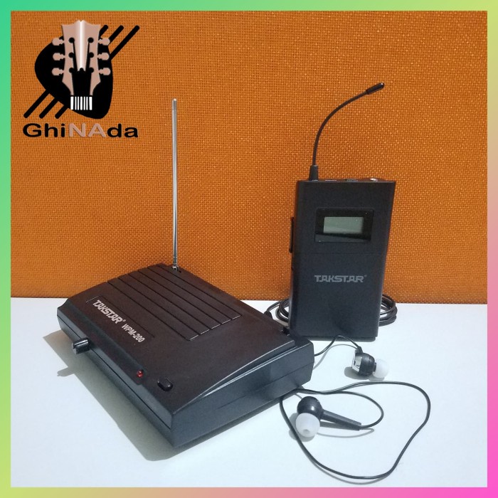 {suhadistore} Takstar WPM-200 UHF Wireless Monitor Transmisi In-Ear Stereo WPM200 Berkualitas