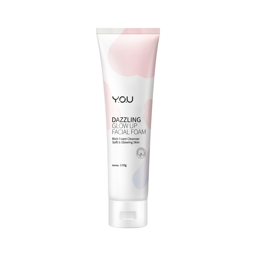 YOU Dazzling Glow Up Facial Foam | Sabun Cuci Muka untuk Mencerahkan Kulit Kusam | Niacinamide