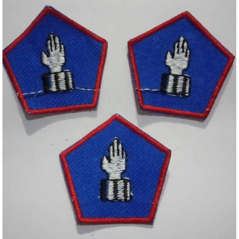 TKK Penggalang Utama pengatur lalu lintas Bordir pramuka