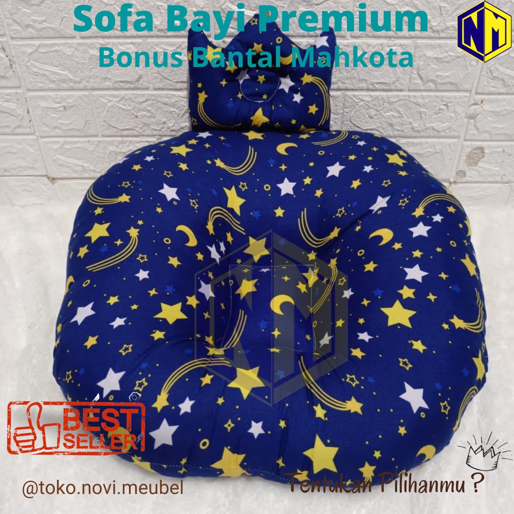 Sofa Bayi Multifungsi / Sofa Bayi / Sofa Bayi jumbo Bantal Mahkota