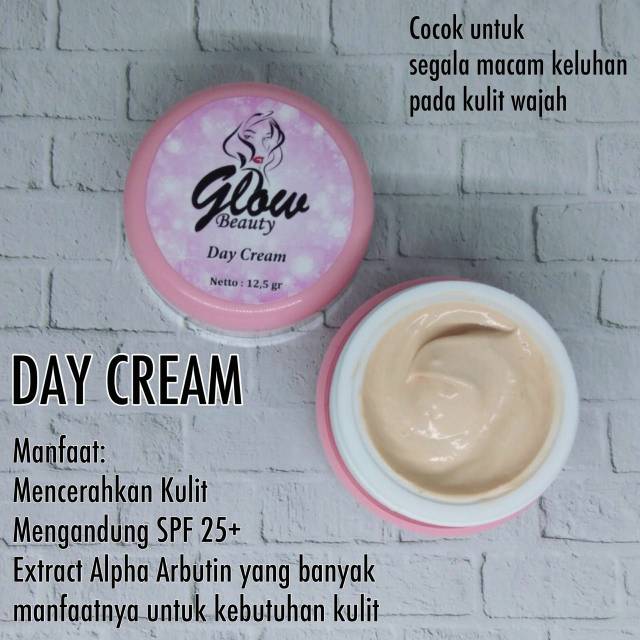 Day cream pink glow