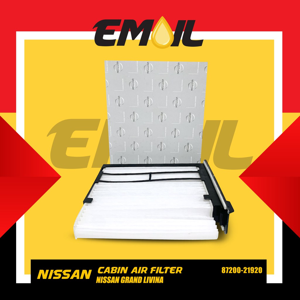 FILTER UDARA KABIN /CABIN AIR FILTER / SARINGAN UDARA AC NISSAN GRAND LIVINA 87200-21920