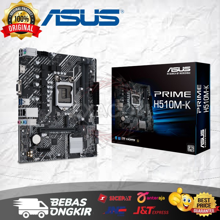 Motherboard Asus Prime H510M-K (H510, DDR4, LGA 1200)