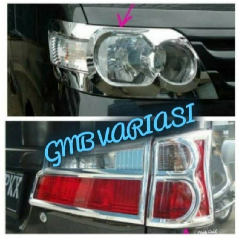 Garnis lampu depan belakang Luxio