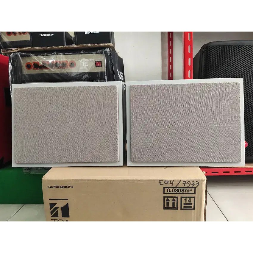 Box Speaker TOA ZS-062 ZS062 ZS 062 Kelas Murah 6 Watt Kayu Abu-Abu High Impedance Kotak Dinding