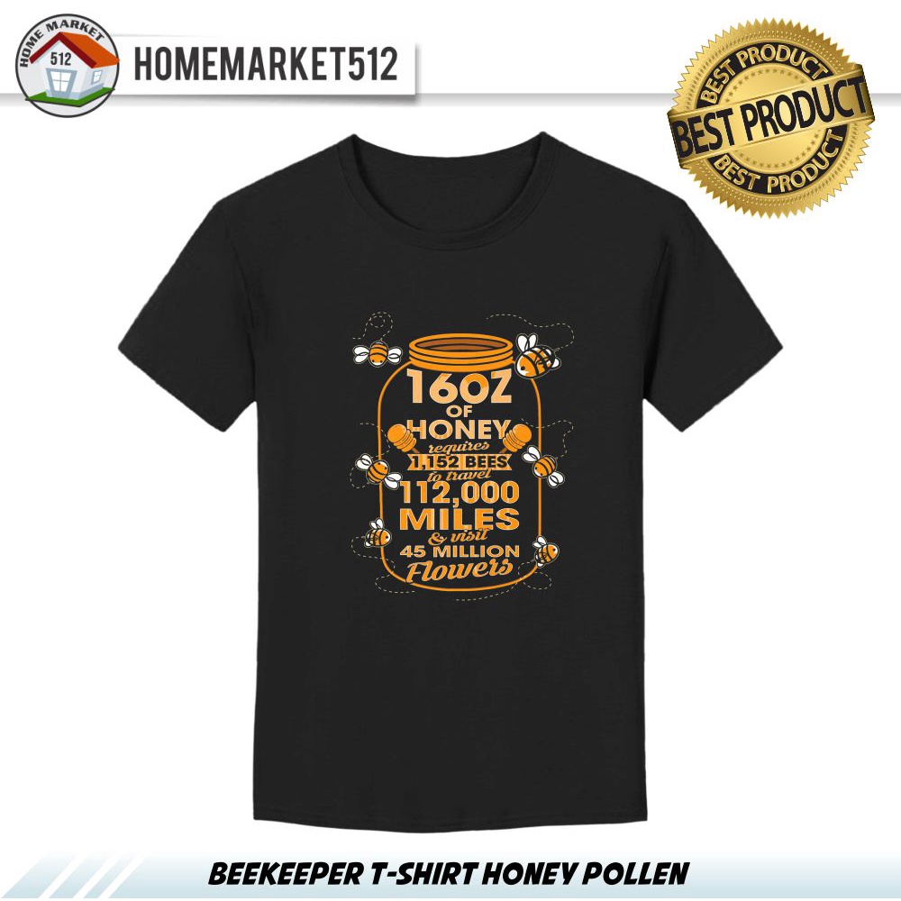 Kaos Pria Beekeeper T-Shirt Honey Pollen Kaos Pria Dan Wanita Premium Sablon Anti Rontok !!!!!! | HOMEMARKET512-0