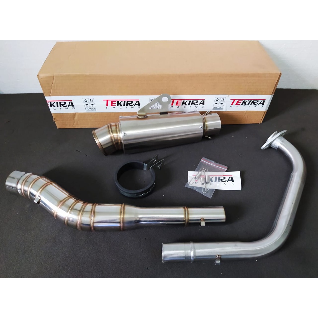 Terbaru Knalpot Racing Custom Polos Stainless Pnp Kawasaki Ninja 250Sl Sl Rr Mono Pulsar Ns200 200Ns