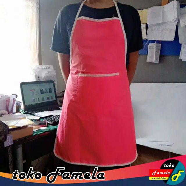 Celemek Pink Stabilo Spesial Quality Anti Air