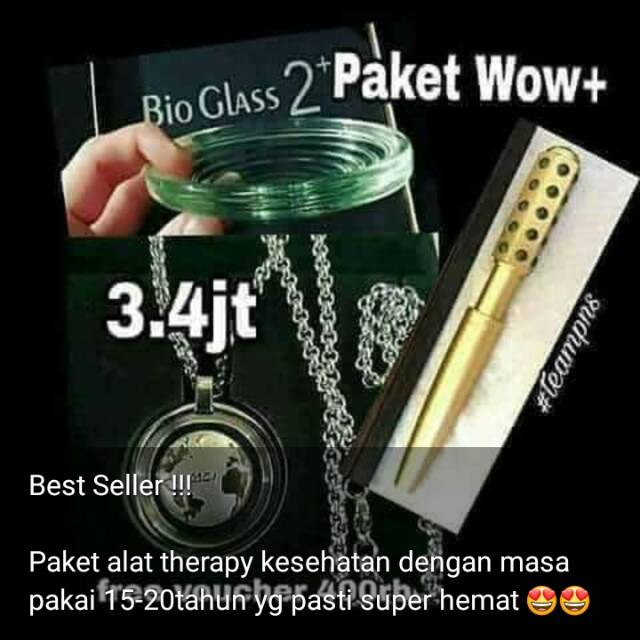 Paket MCI Bioglass,kalung pendant LSM dan Magicstick