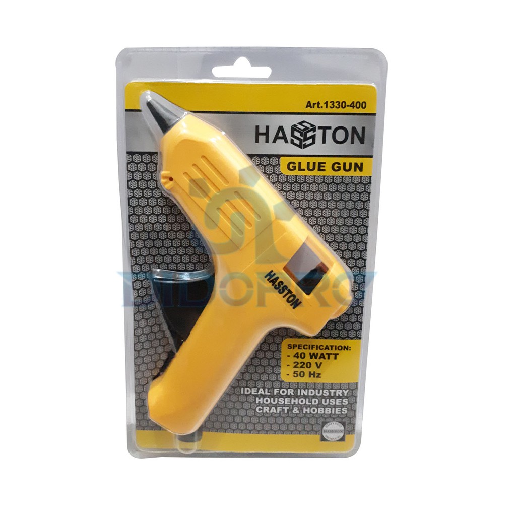 Glue Gun Besar Kualitas 40 Watt Hasston Prohex / Tembakan Lem Besar