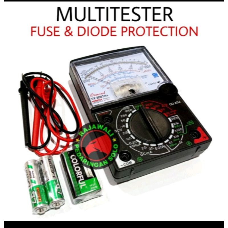 MULTITESTER MULTIMETER AVOMETER ANALOG