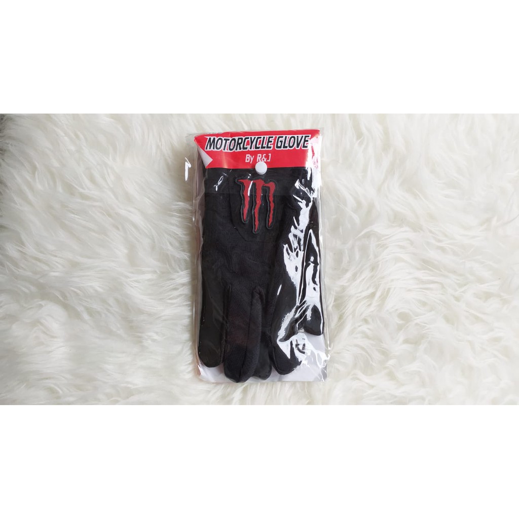 Sarung Tangan Motor Monster PREMIUM FULL FINGER Murah/Sarung Tangan Motor Murah Premium/Sarung Tangan Glove Murah FULL JARI Protector