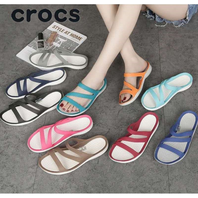 Crocs swiftwater woman/sandal crocs Marijane wanita/Crocs maryjane / Sendal crocs wanita
