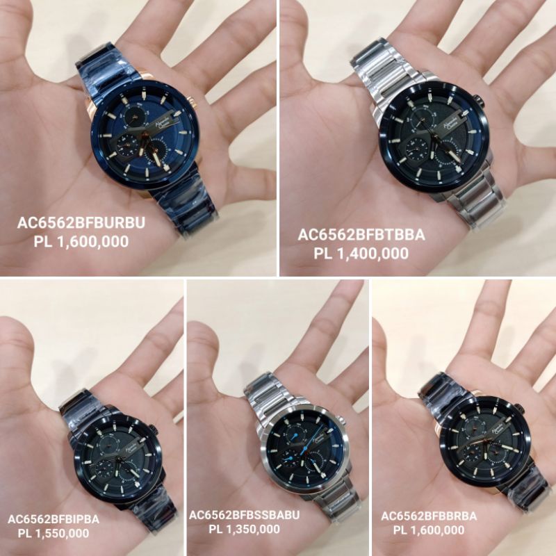 Baru Jam Pria Wanita  AC6562 Ori || Alexandre Christie AC 6562 BF