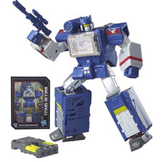 transformers titans return soundwave and soundblaster