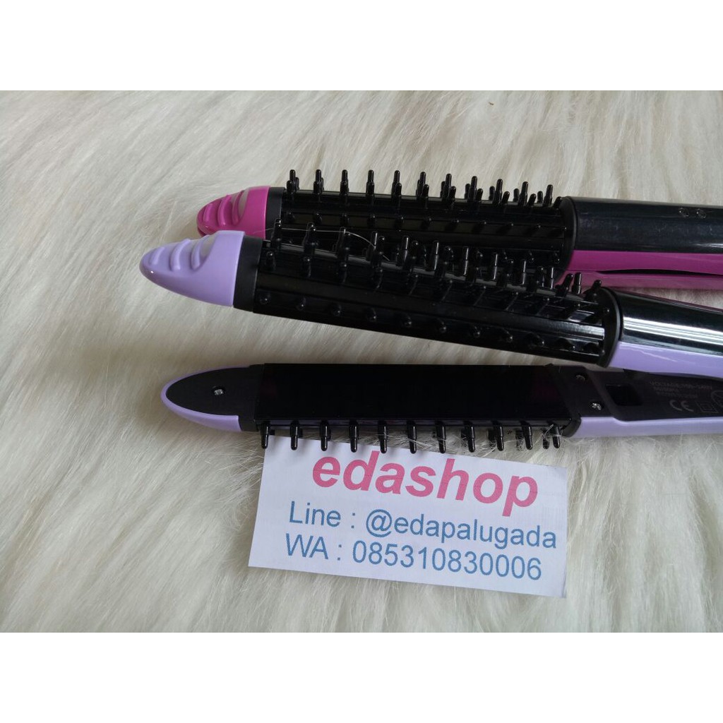 Catokan Ladystar LS-078 , catokan 2in1 , hairdryer,  sonar brush tourmaline , amara , techno,  999B