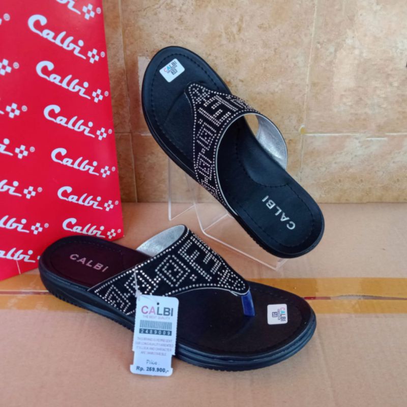 Wedges Wanita Calbi Slop 061 Termurah/wedges wanita/sandal pesta/sandal mewah/wedges calbi/sandal slop wanita-Japit htm F