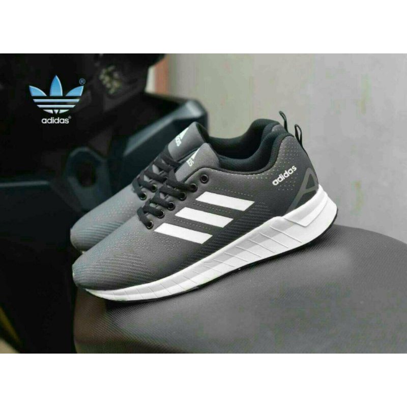 Leozara_Shoes!!!  Sepatu Sneakers Pria Adidas Neo Import Kualitas Import Vietnam Rubber Sol Karet01