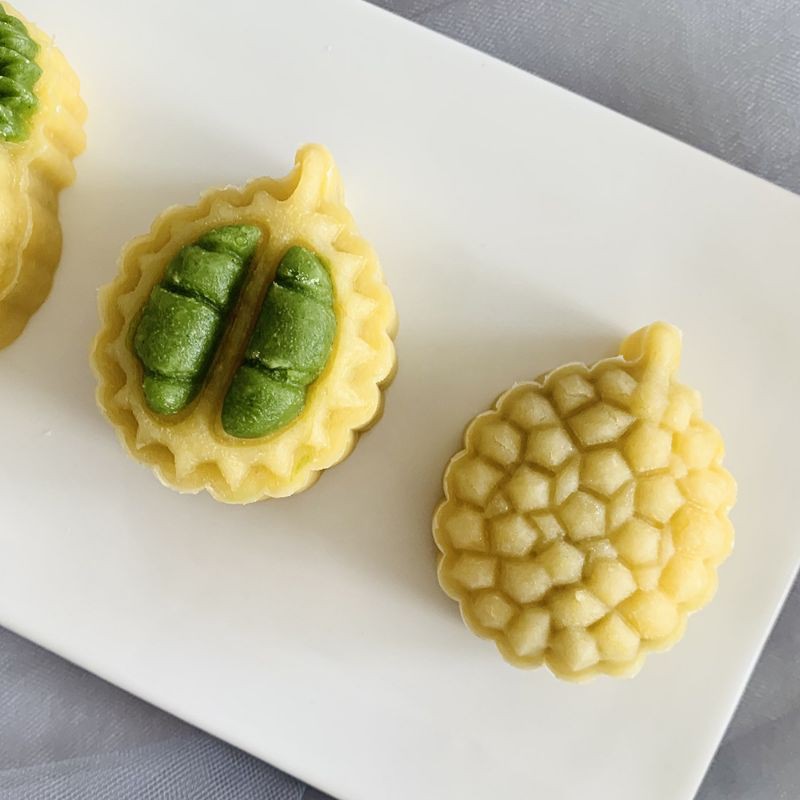 set 2pcs cetakan Nastar Durian 50gr / mooncake mold