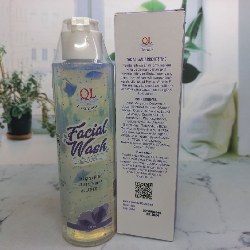 FACIAL WASH QL BRIGHTENING 150 ML