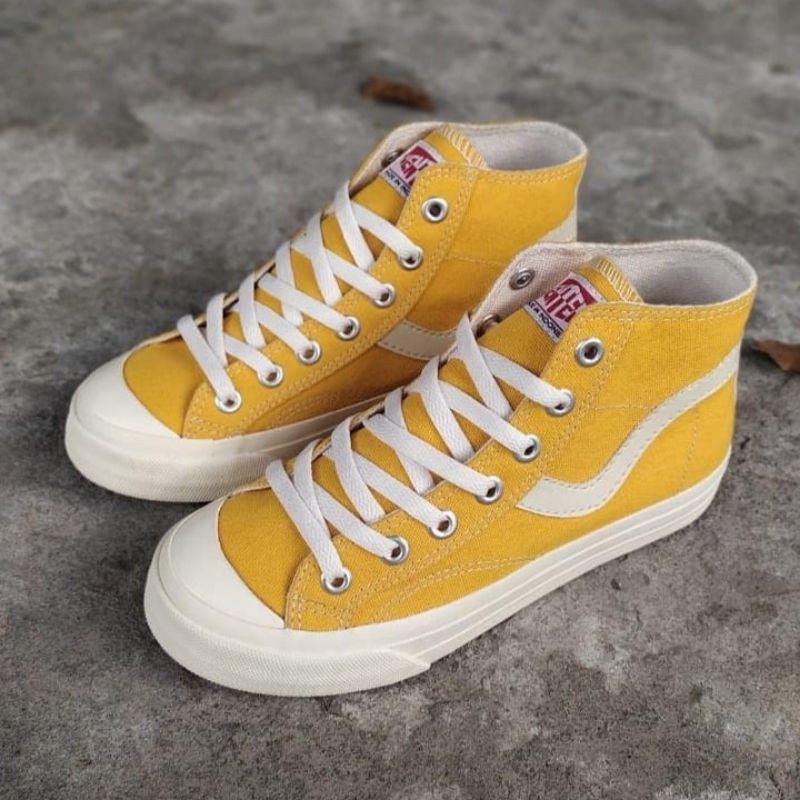 Sepatu VENTELA PUBLIC YELLOW High size Lengkap 37-43 Kuning tinggi
