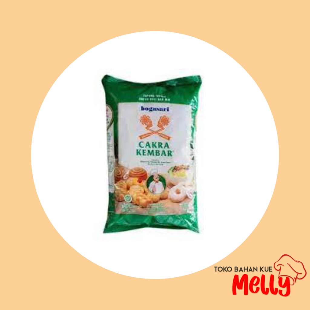 

tepung cakra kembar premium 1kg bogasari flour