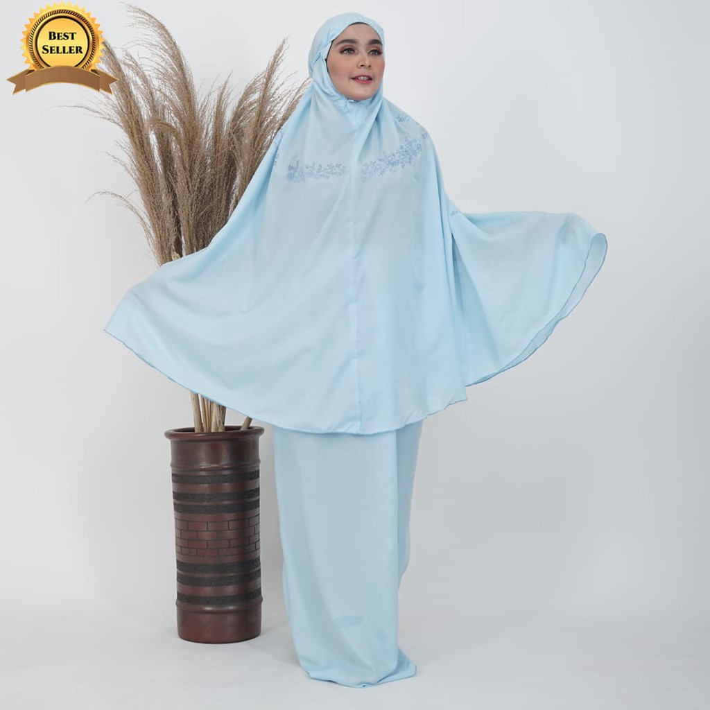 MUKENA BORDIR WARNA ALESYA MUSLIM/MUKENA BORDIR  ALESYA WARNA BISA BAYAR DITEMPAT/COD