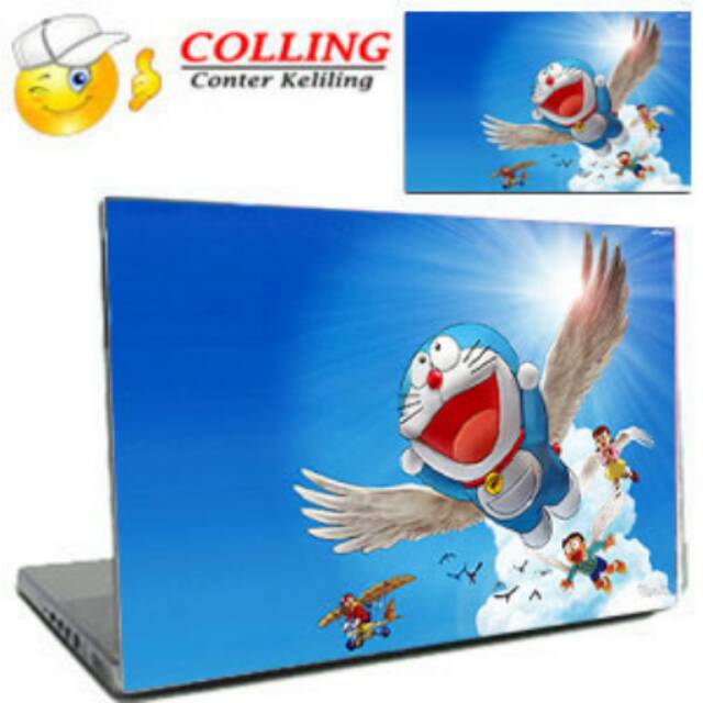  DORAEMON  COVER STIKER  LAPTOP  11 12 14 15 INCH 