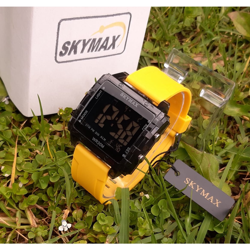 JAM TANGAN SKYMAX 2119 ORIGINAL Standart Militer Waterproof Anti Air 30 Meter COD