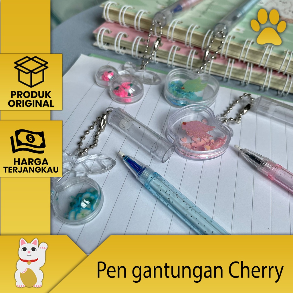 

[Luckyfortuna88] pulpen gantungan cherry pen gantungan cherry alat tulis kantor alat tulis sekolah alat tulis murah lucu terjangkau