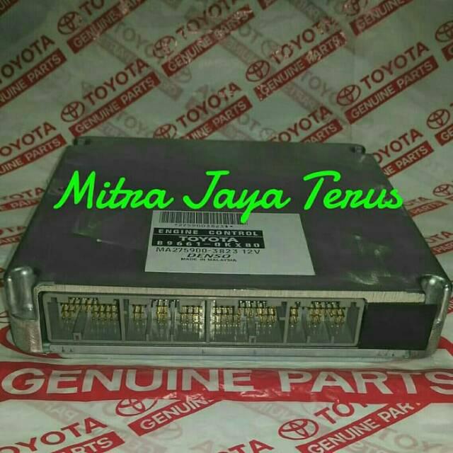 89661-0KX80 Hilux Diesel Manual TOYOTA Computer Engine Control Komputer Mobil 2.5cc PROMO OKX80 ORI
