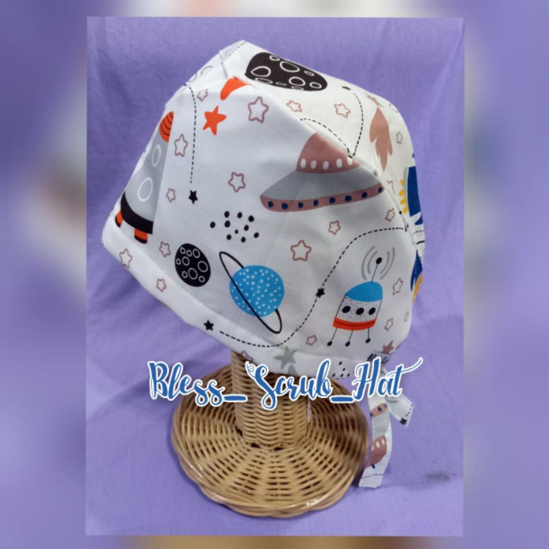 Topi Bedah / Nurse Cap/ Sugical cap/ Topi Motif/Uvo