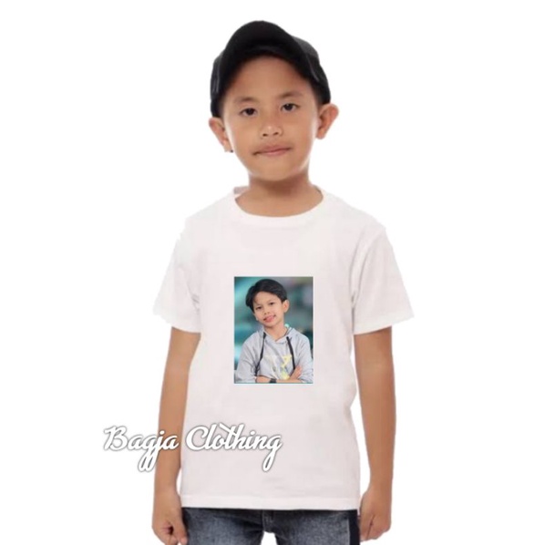 Baju Kaos anak anak Foto Farel Prayoga
