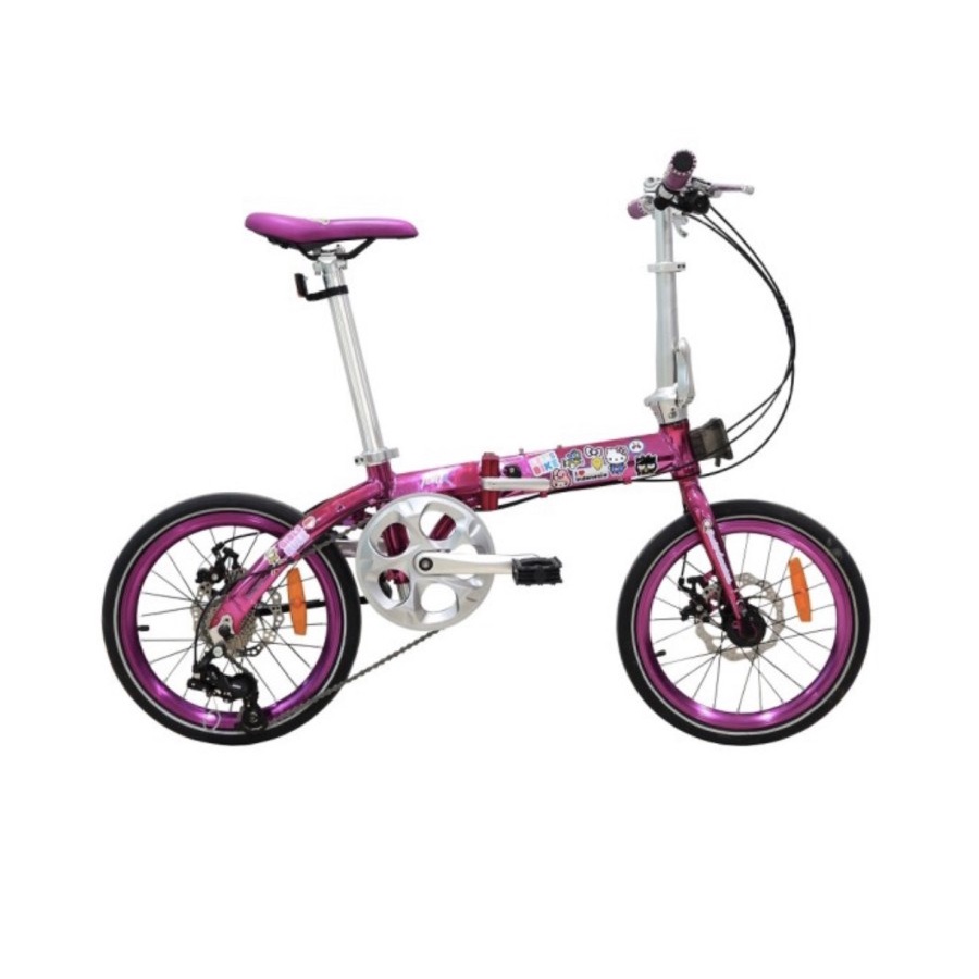 Sepeda Lipat 16 foldX X'LITE fold X XLITE Edisi Bali foldX X2 foldX X 2 Sanrio Hello Kitty Element Folding Bike