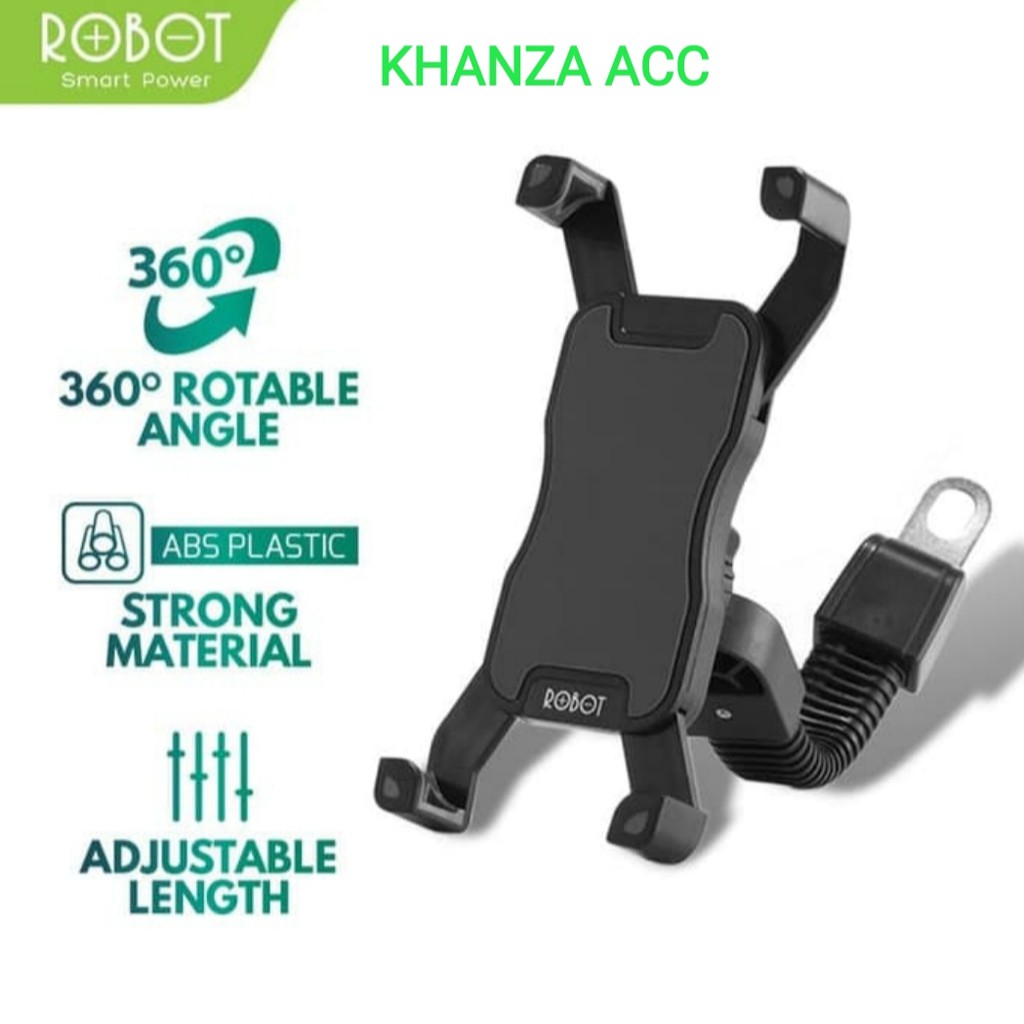 KHANZAACC ROBOT RT-MH02 Phone Holder HP Motor - Garansi Resmi 1 Tahun