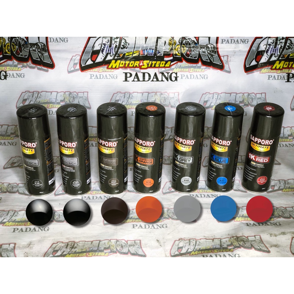 Jual CAT SEMPROT SAPPORO ULTIMATE DASHBOARD 400ML K36 K36T K37T K38T